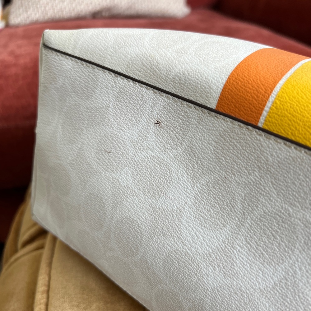 Coach | Varsity Stripe Tote - Picture 5 of 7